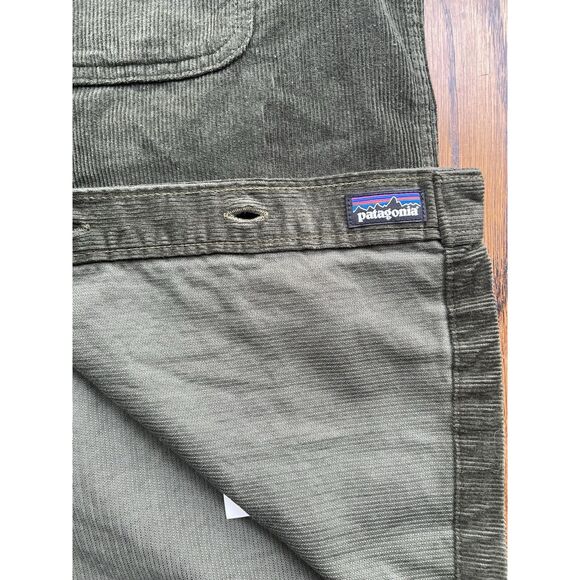 Patagonia Men's Courduroy Shirt Organic Cotton Pine Needle Green NWT Medium - Picture 3 of 8